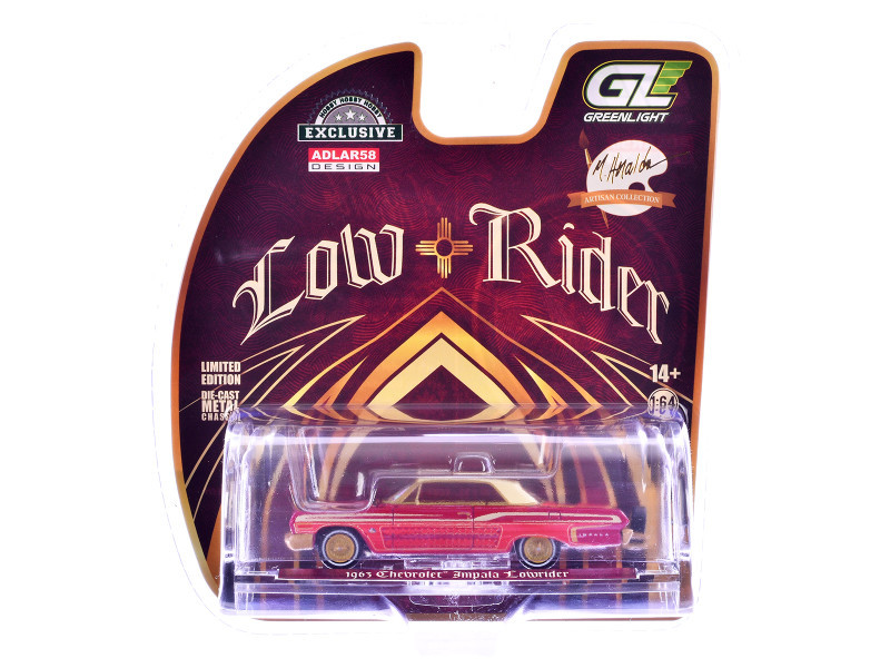1/64 Greenlight 1963 Chevrolet Impala Lowrider Michael Heralda