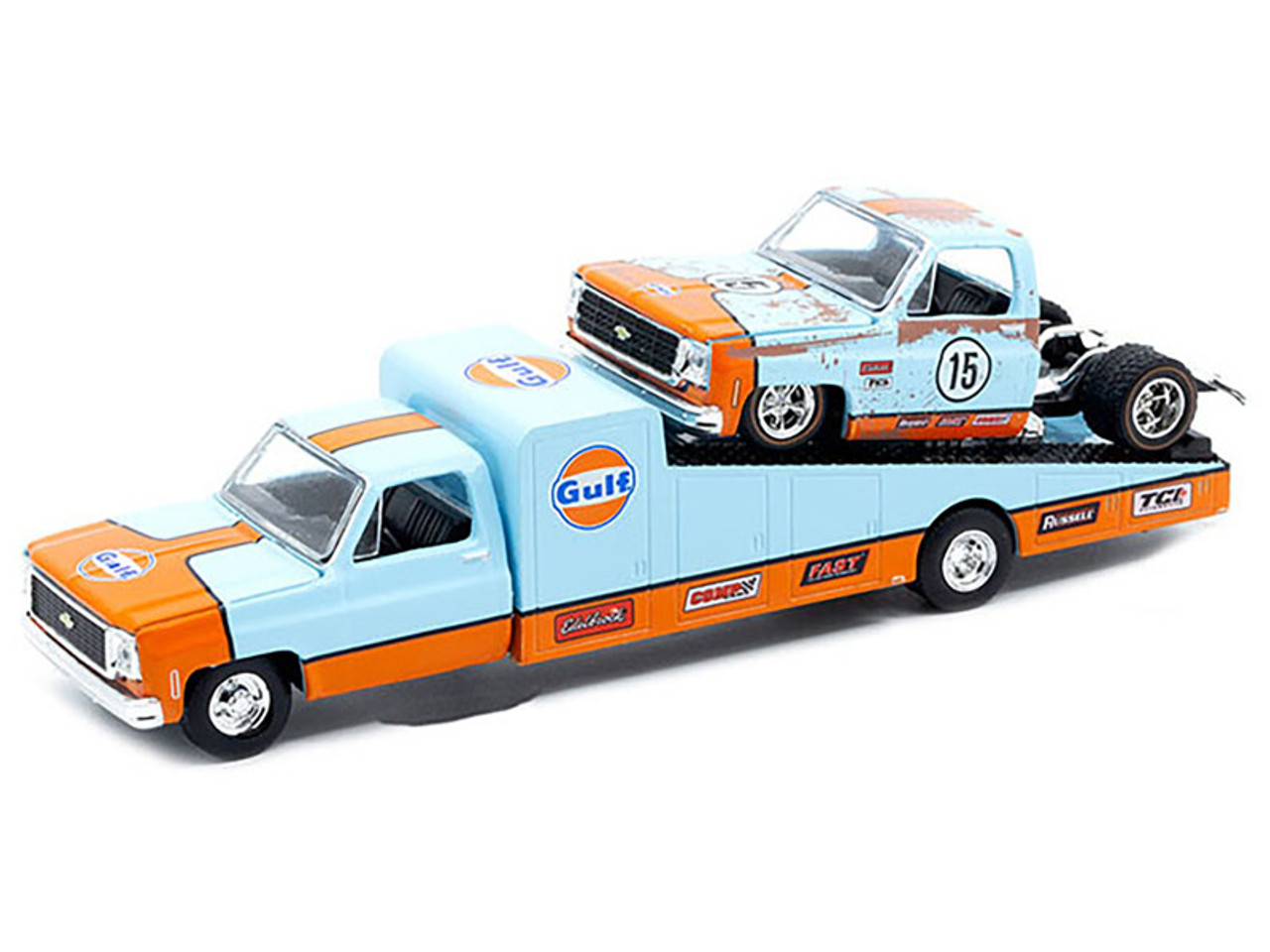 1/64 M2 Machines 1973 Chevrolet C30 Wedge Truck & 1978