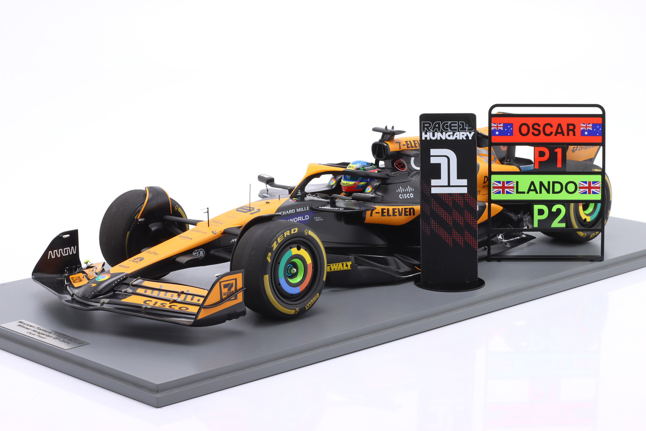 1/12 Spark 2024 Formula 1 McLaren MCL38 Hungarian GP #81 Oscar Piastri Car Model