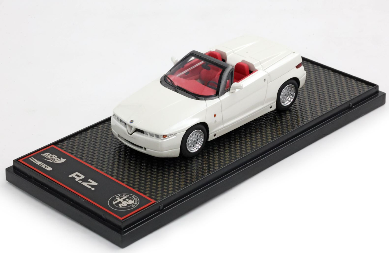 1/43 BBR Alfa Romeo RZ Roadster (Pearl White) Car Model