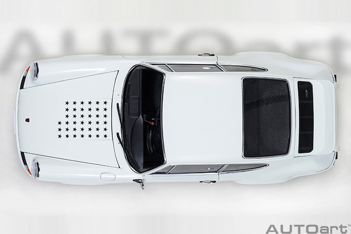 1/18 AUTOart Porsche 911 Carrera 2.7 RS “Circuit Wolf” (White) Car