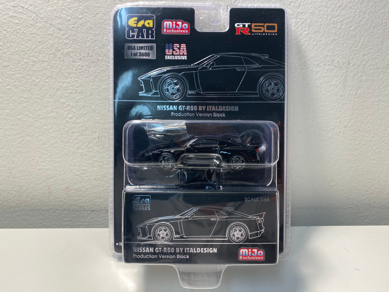 1/64 Era Car Nissan GT-R50 By Italdesign (Black) Car Model