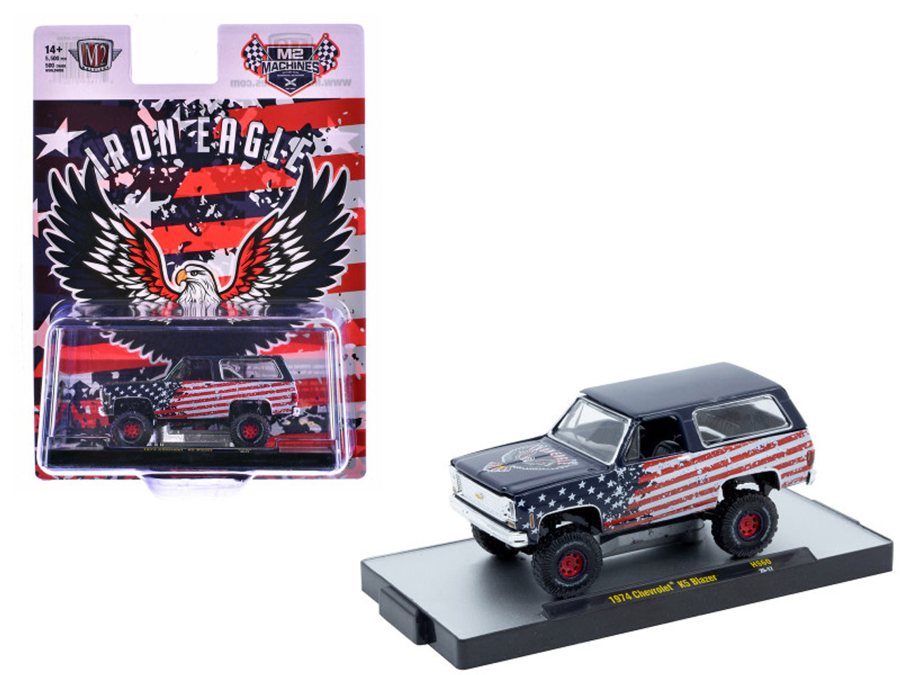 M2 1974 Chevrolet K5 Blazer ミニカー 1/64 M2 Machines 1974 Chevrolet K5 Blazer “Iron Eagle