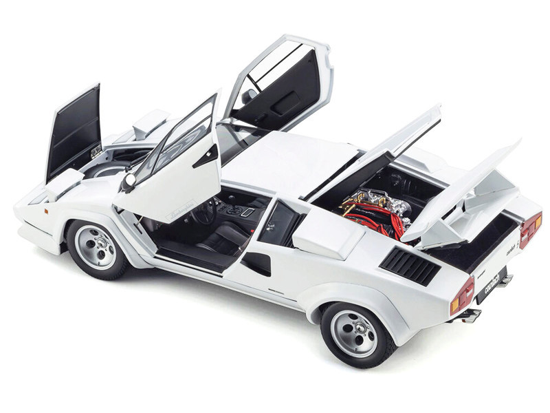1/18 Kyosho Lamborghini Countach LP400S LP 400S (White) Diecast Car Model