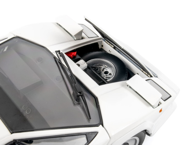 1/18 Kyosho Lamborghini Countach LP400S LP 400S (White) Diecast Car Model