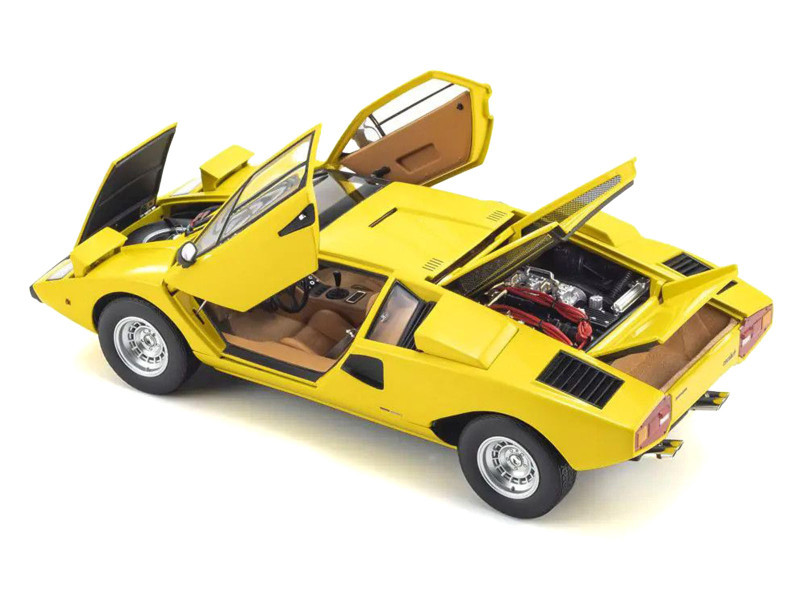 1/18 Kyosho Lamborghini Countach LP400 LP 400 (Yellow) Diecast Car Model