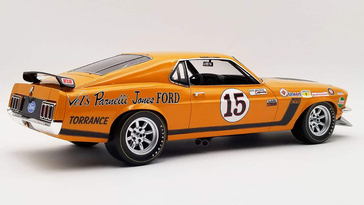 1/12 RAR 1970 Ford Trans Am Mustang #15 Champion Parnelli Jones