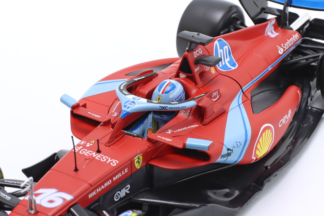 1/18 BBurago 2024 Formula 1 Charles Leclerc Ferrari SF-24 #16 3rd