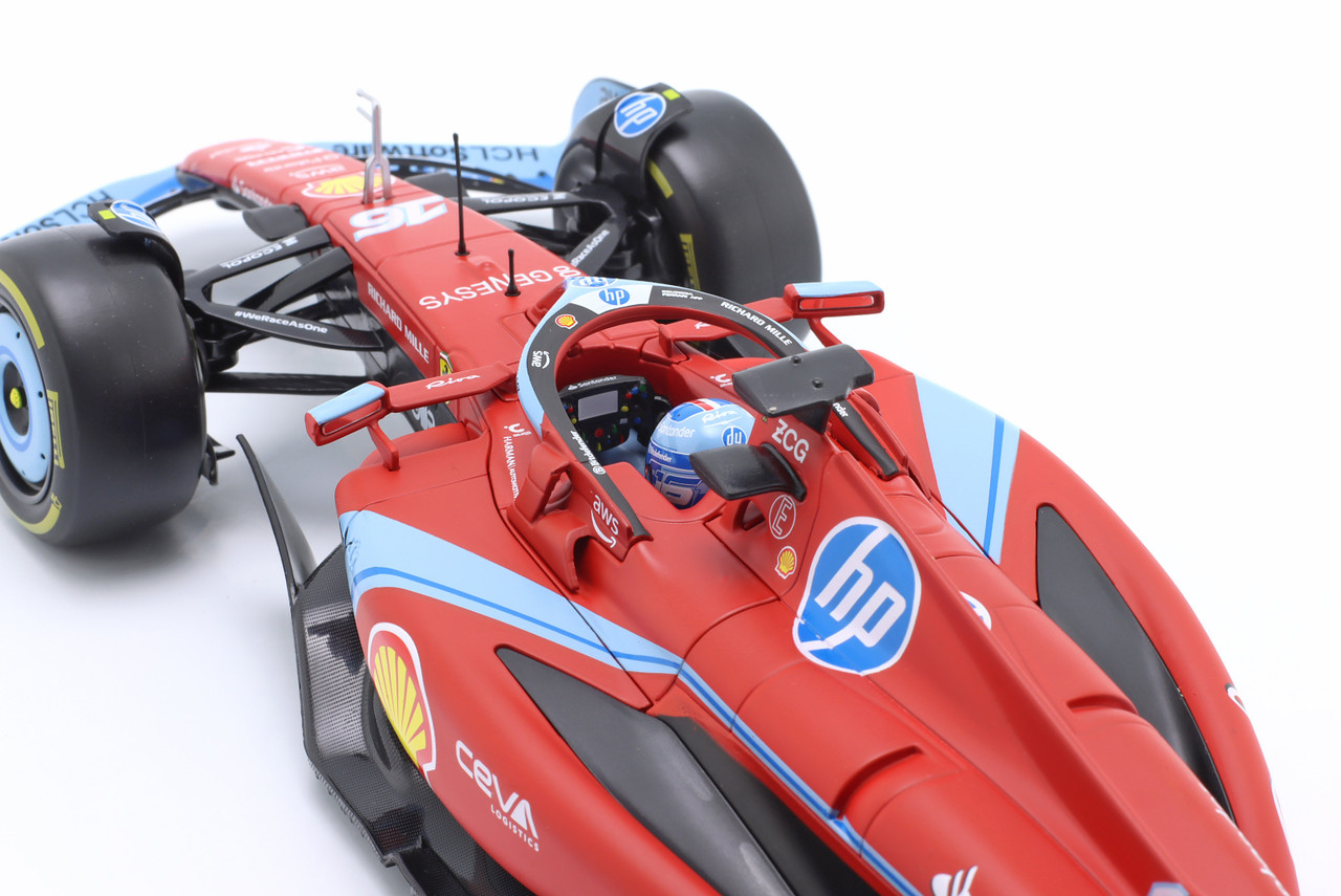 1/18 BBurago 2024 Formula 1 Charles Leclerc Ferrari SF-24 #16 3rd