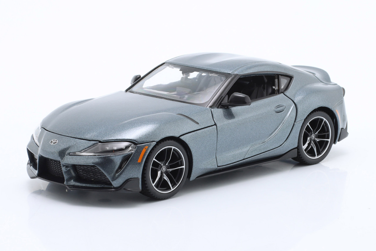スープラGT 1/24 Maisto 2022 Toyota Supra GR (Grey) Diecast Car Model