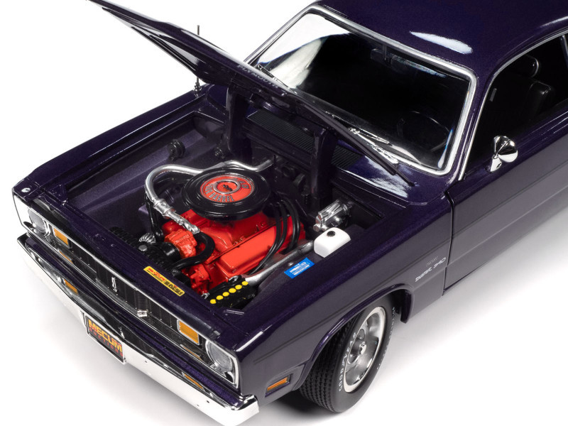 1970 Plymouth Duster 340 Violet Metallic with Black Stripes 