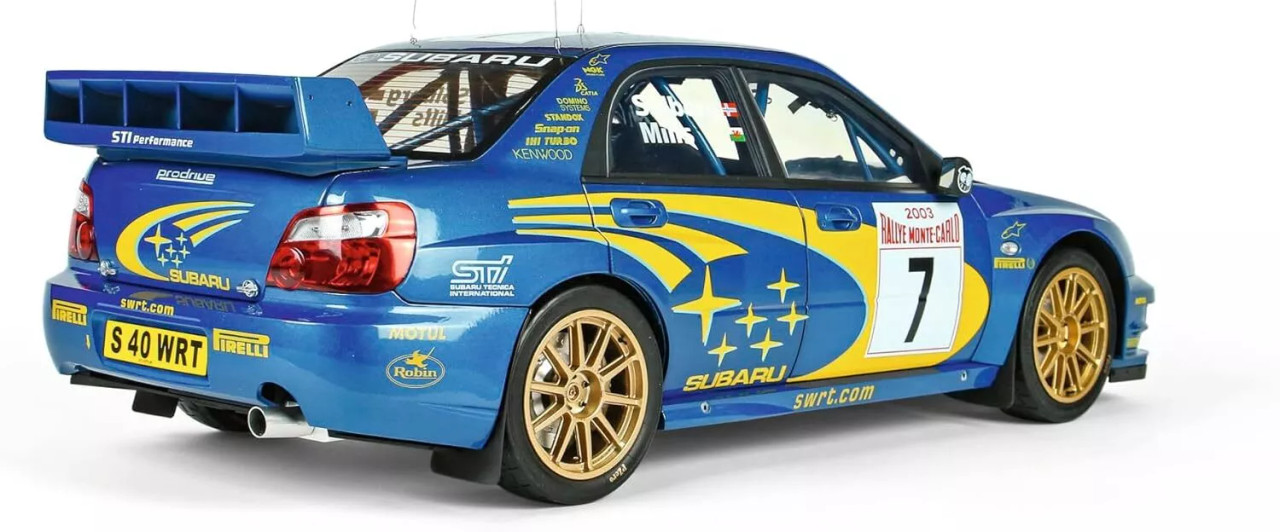 1/8 Ixo 2003 Subaru Impreza S9 WRC #7 WRC Champion 555 Subaru WRT