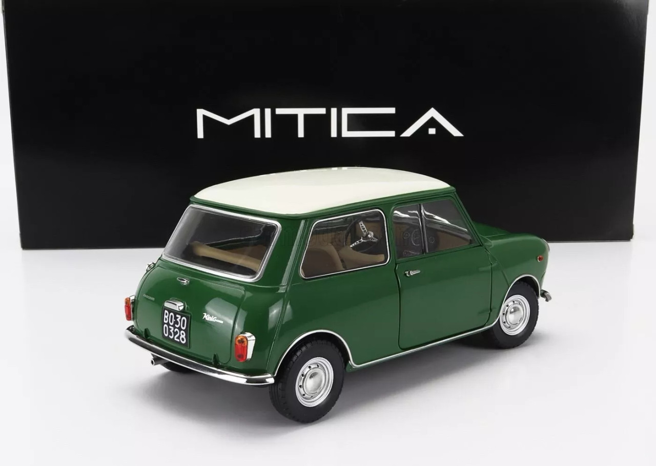 1/18 Mitica 1966 Mini Cooper MK1 (Green) Diecast Car Model