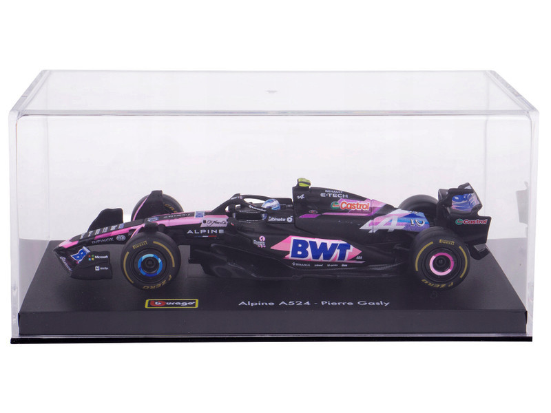 1/43 BBurageo 2024 Formula 1 Pierre Gasly Alpine A524 #10 Car Model with Driver Figure