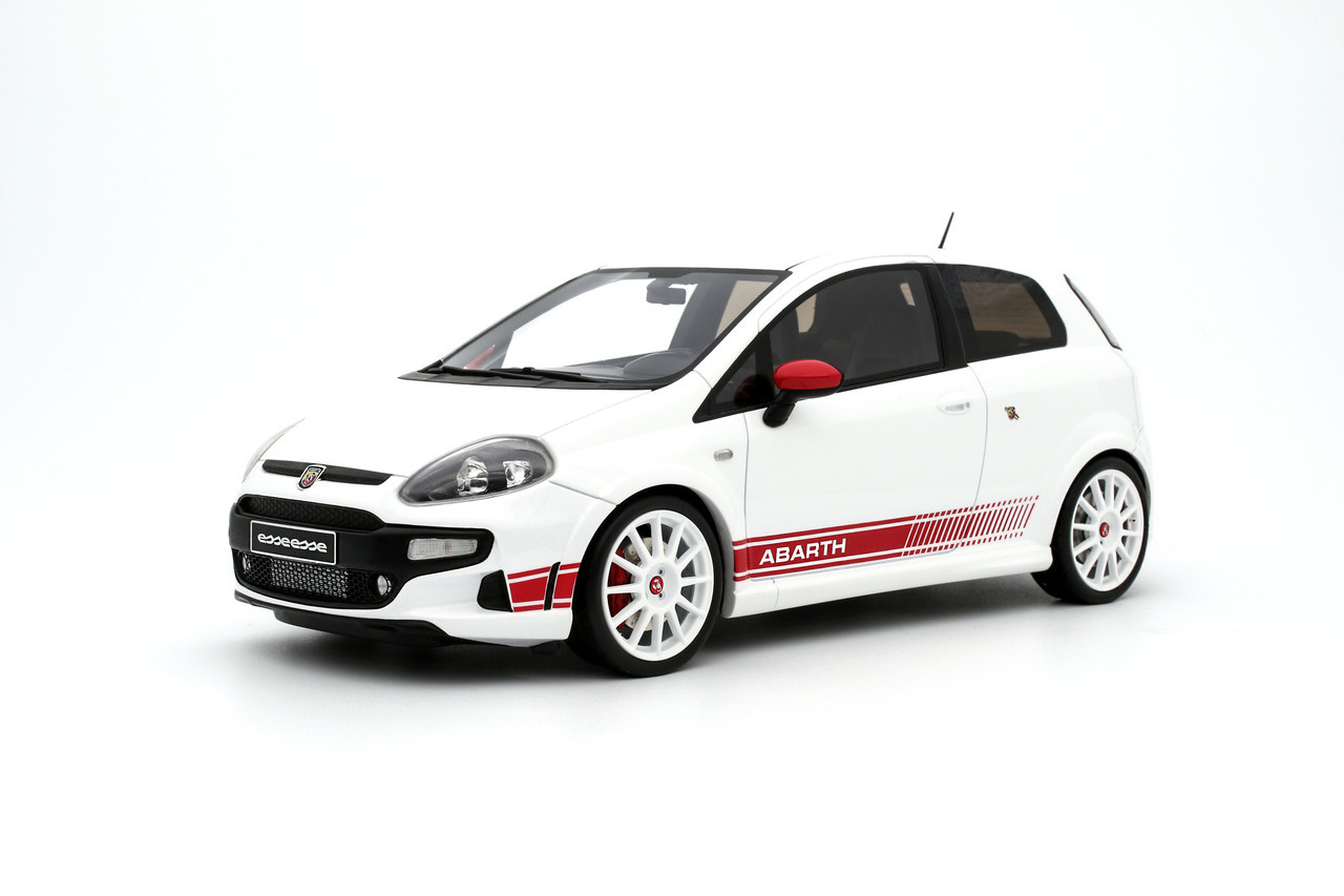 OTTO 1/18 アバルト プント エッセエッセ 2010 (ホワイト) 1/18 OTTO 2010 Fiat Punto Abarth Esseesse 1949 White Car