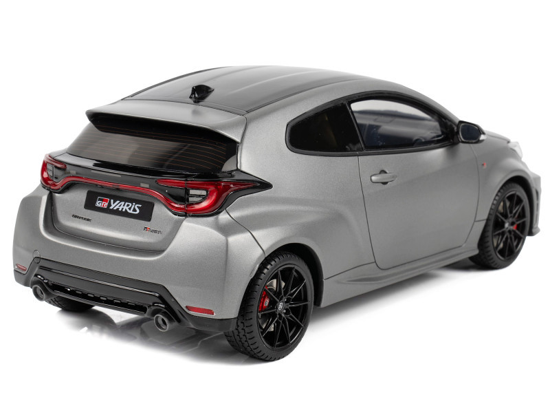 1/18 OTTO 2024 Toyota Yaris GT Precious Metal Grey Car Model