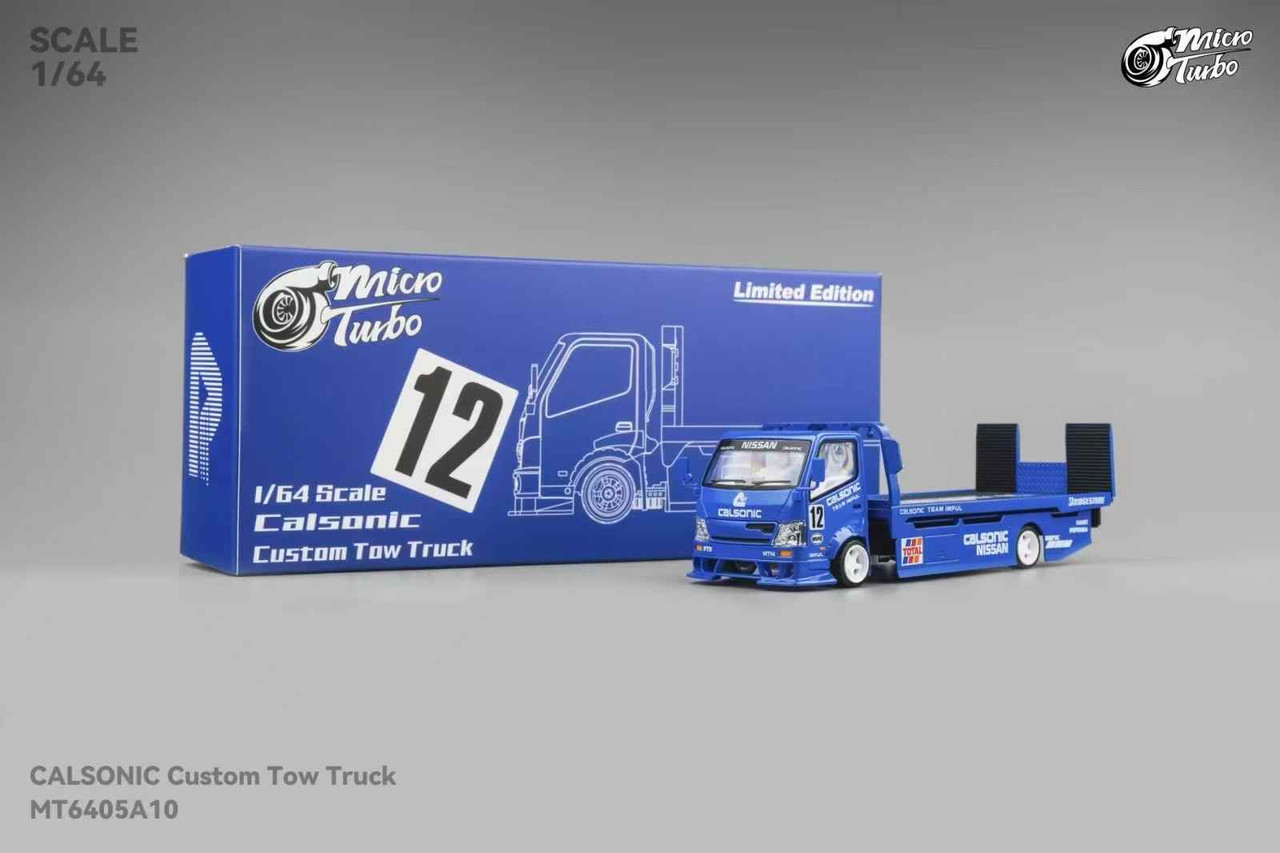 1/64 Micro Turbo Calsonic Custom Tow Truck Super Silhouette #12