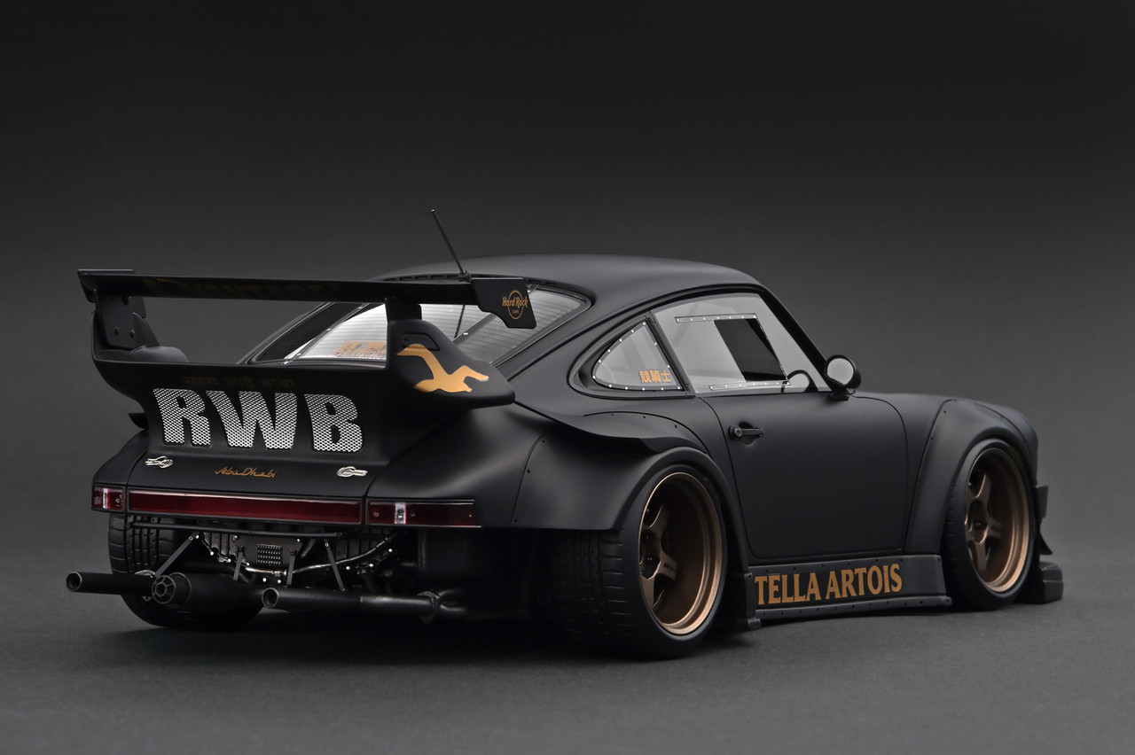 1/18 IG Ignition Model Porsche 911 RWB 930 (Matte Black) Car Model