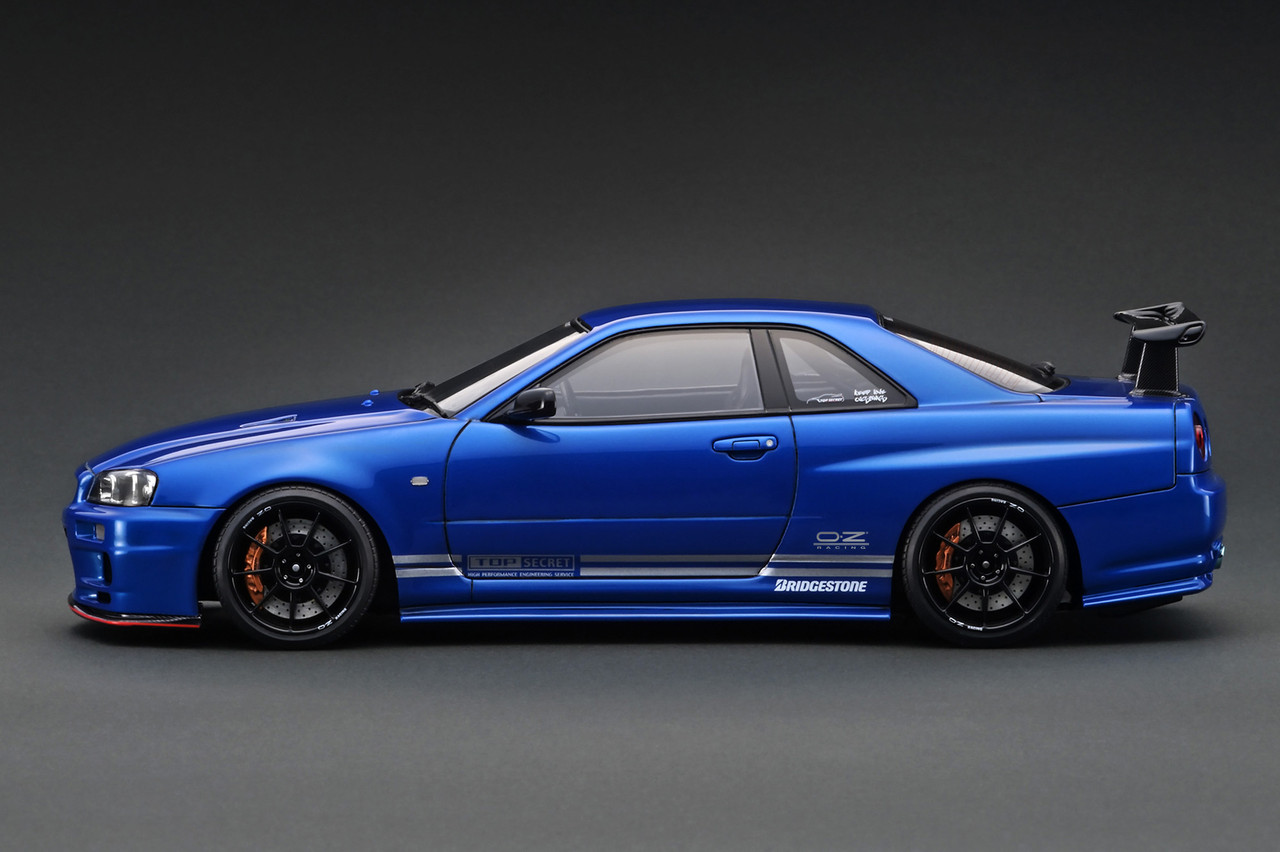1/18 IG Ignition Model Nissan Skyline GT-R GTR R34 TOP SECRET 34GT