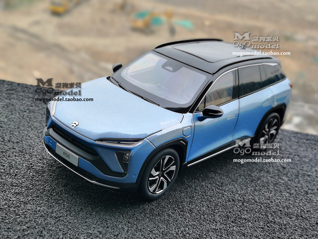 1/18 Dealer Edition NIO ES6 (Blue) Diecast Car Model