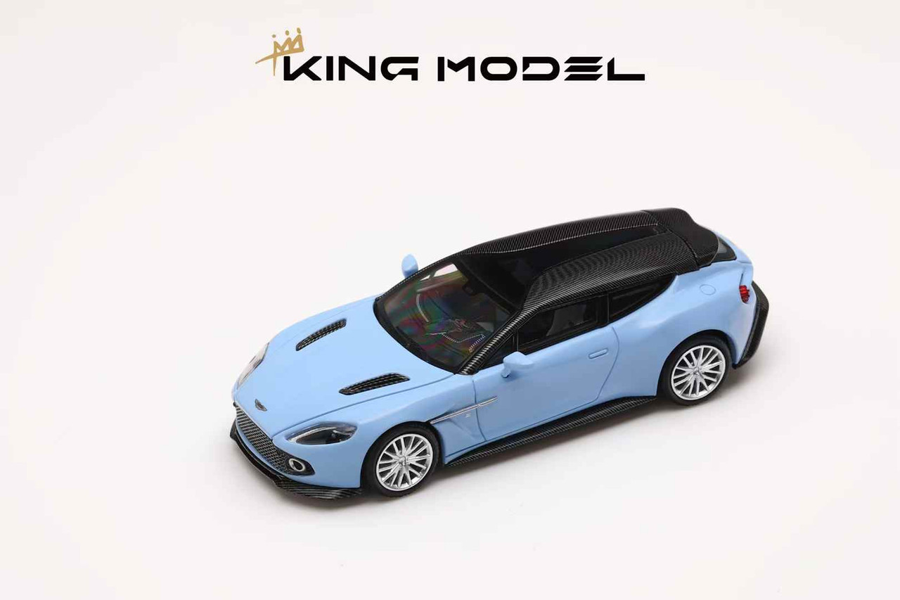1/64 King Model Aston Martin Vanquish Zagato Shooting Brake (Blue