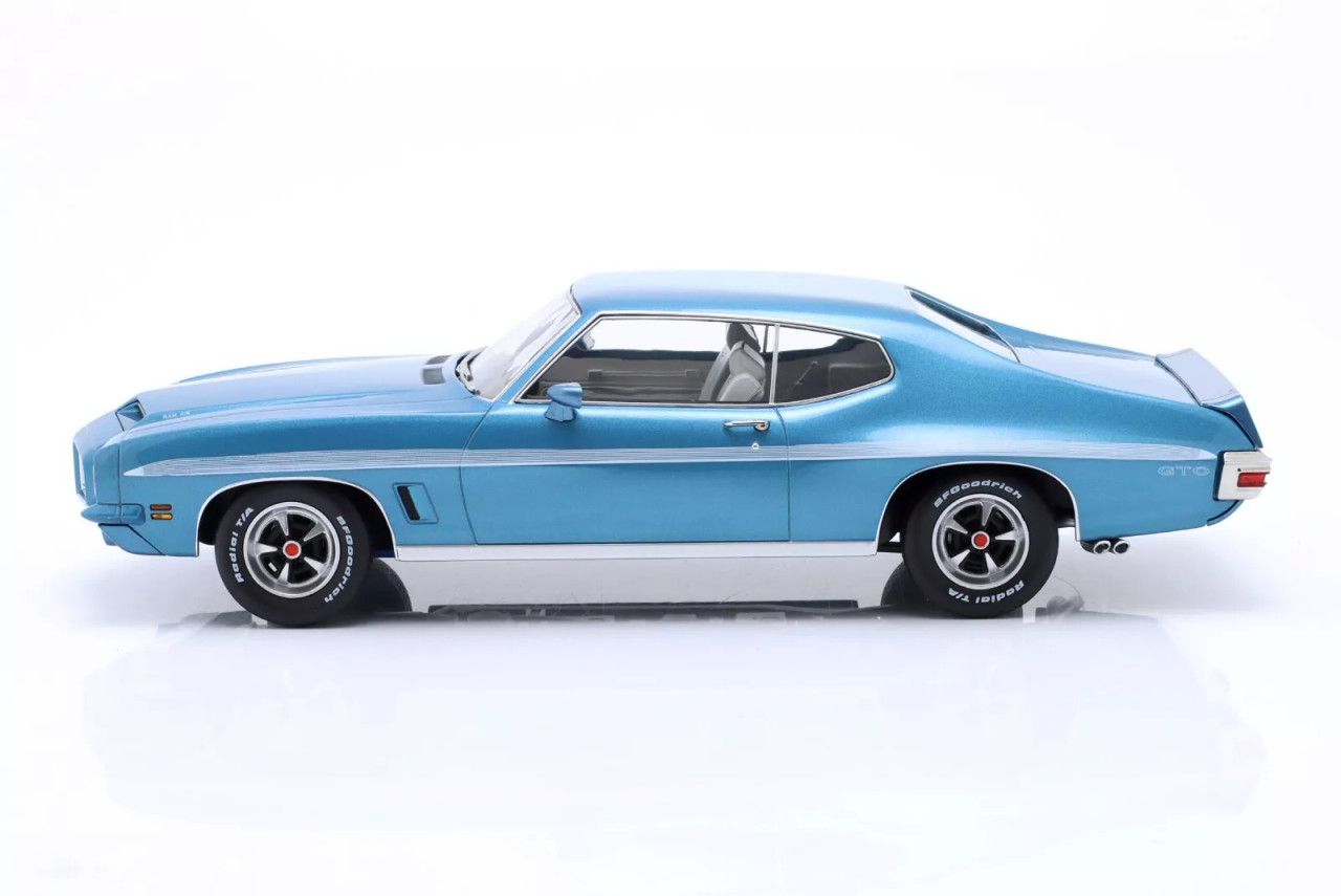 1/18 KK-Scale 1972 Pontiac LeMans GTO (Blue Metallic) Diecast Car