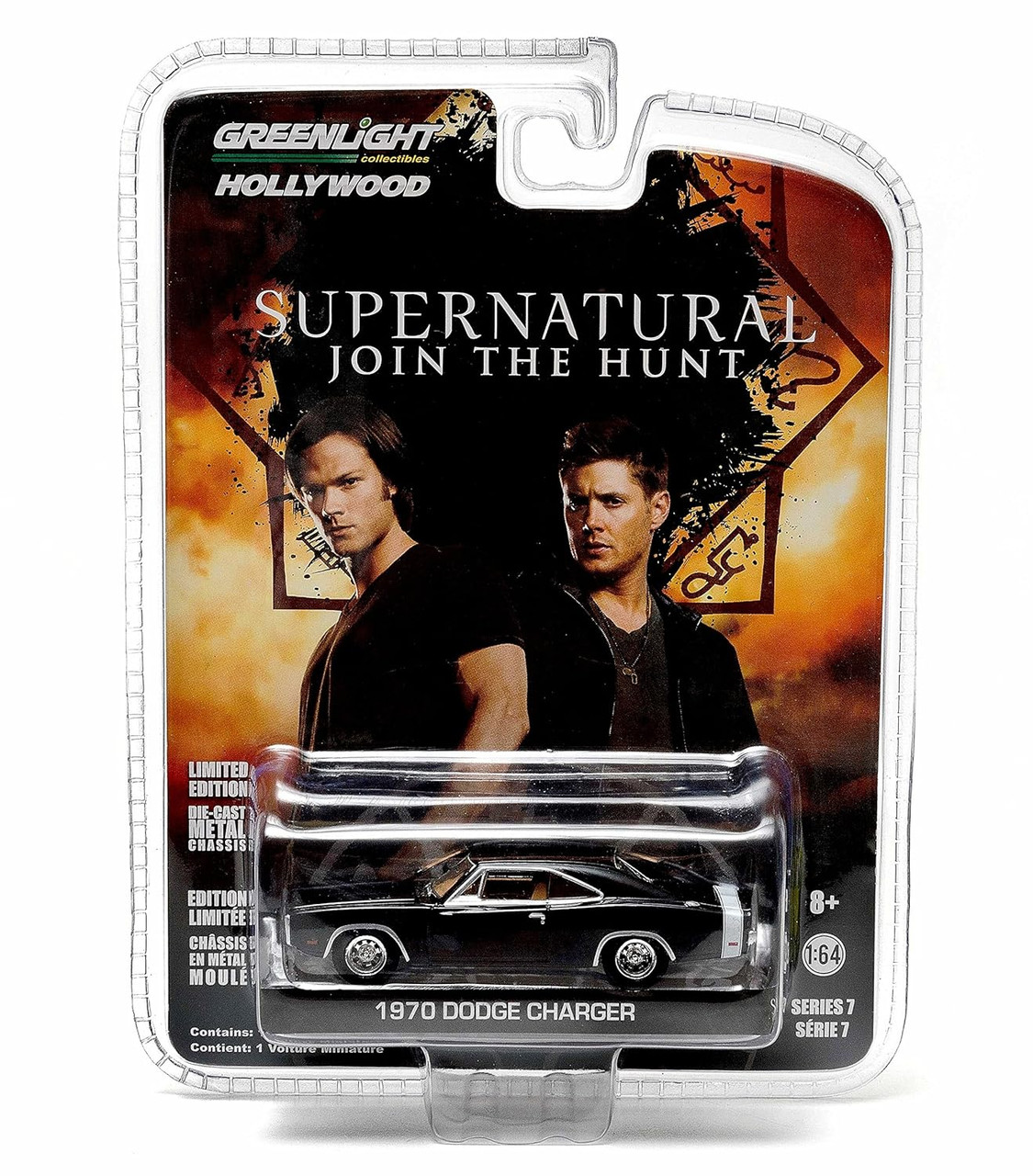 1/64 Greenlight Supernatural (TV Series 2005-Current) 1970 Dodge