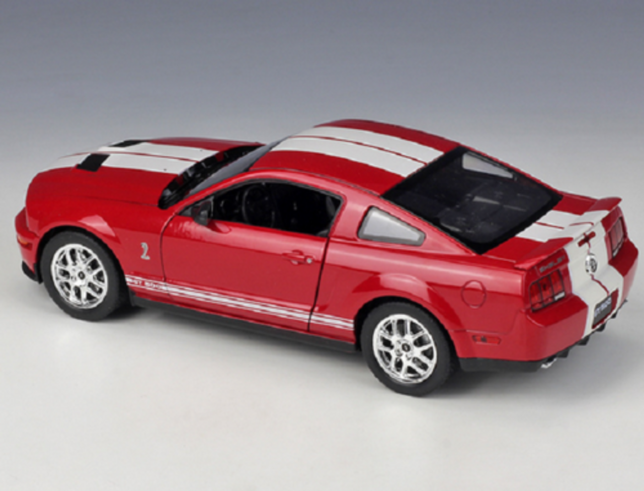 1/24 Welly 2007 Ford Mustang Shelby Cobra GT500 (Red) Diecast Car Model