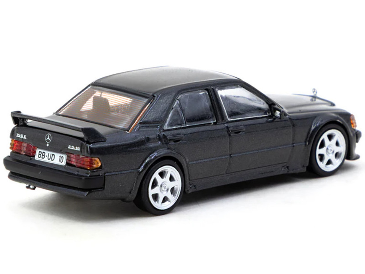1/64 Tarmac Works Mercedes-Benz 190 E 2.5-16 EVO 1 (Blue-Black Metallic) Diecast Car Model