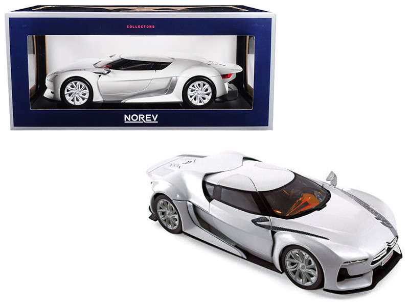 Citroen Concept GT White Salon de Paris 2008 1/18 Diecast Model