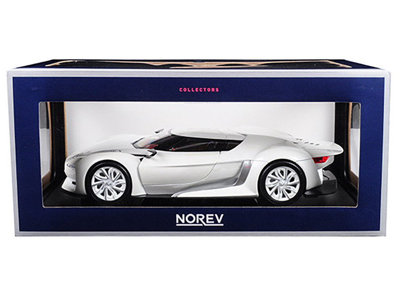 Citroen Concept GT White Salon de Paris 2008 1/18 Diecast Model