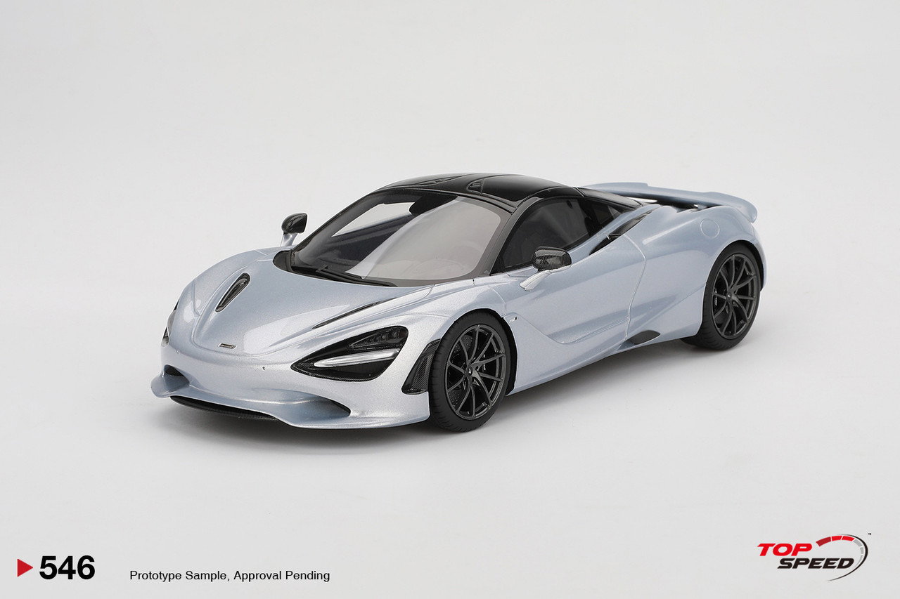 1/18 Top Speed McLaren 750S (Ice Silver) Car Model - LIVECARMODEL.com