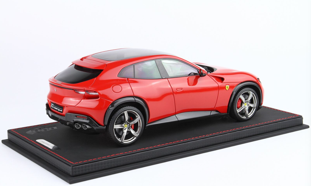 1/18 BBR Ferrari Purosangue with Panoramic Roof (Rosso Corsa Red) Car Model Limited 20 Pieces