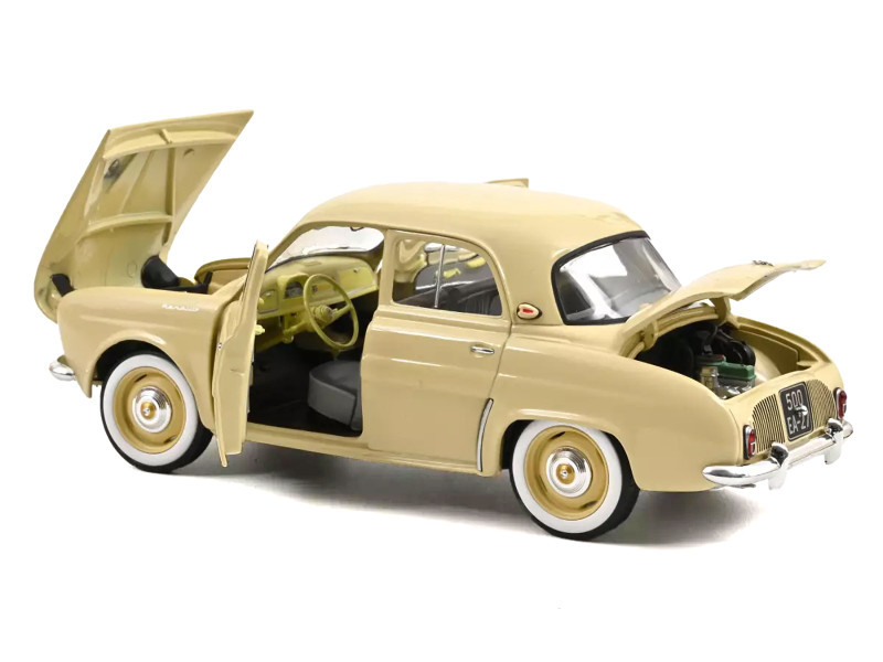 ワンオフカスタム 1/18 NOREV ルノー ドーフィン 1958 1958 Renault Dauphine Beige 1/18 Diecast Model Car by Norev