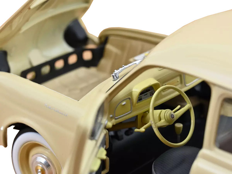 1958 Renault Dauphine Beige 1/18 Diecast Model Car by Norev