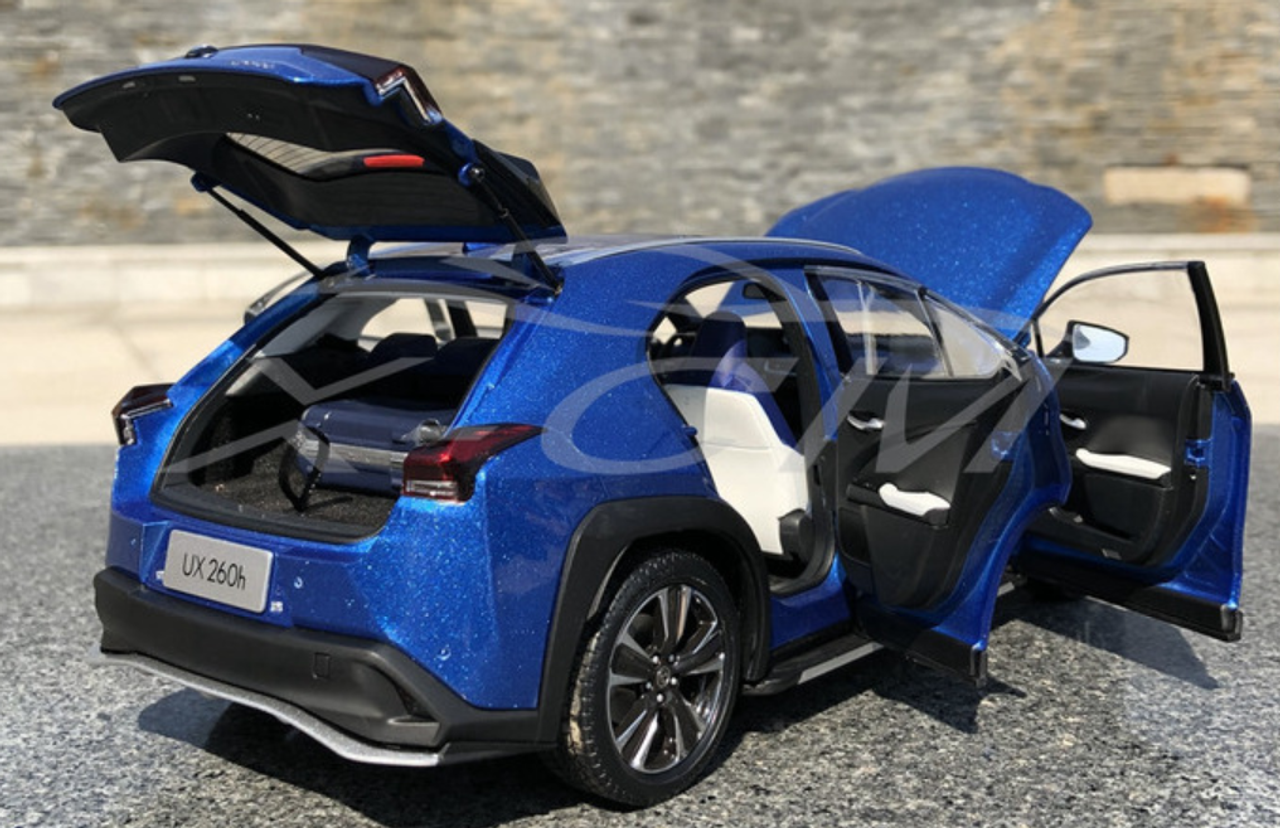 1/18 Dealer Edition Lexus UX 200 200h 260h (Blue) w/ Front Lip Diecast Car Model