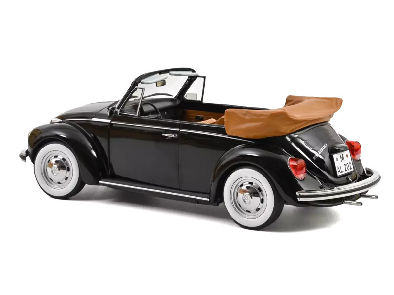 1/18 Norev 1973 Volkswagen 1303 Cabriolet (Black) Diecast Car