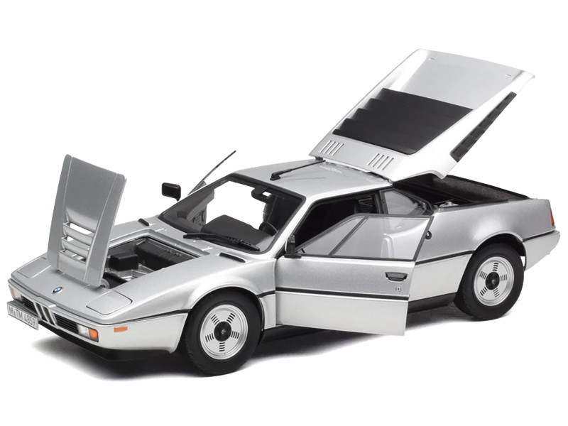 1/18 Norev 1980 BMW M1 (Silver Metallic) Diecast Car Model