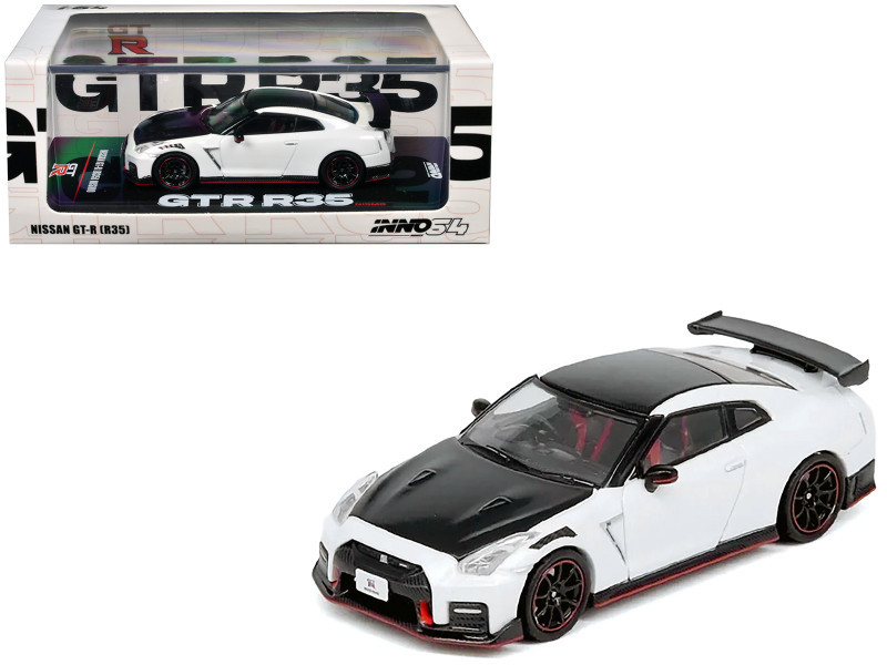 1/64 Inno Nissan Skyline GT-R GTR R35 Nismo (White) Diecast Car