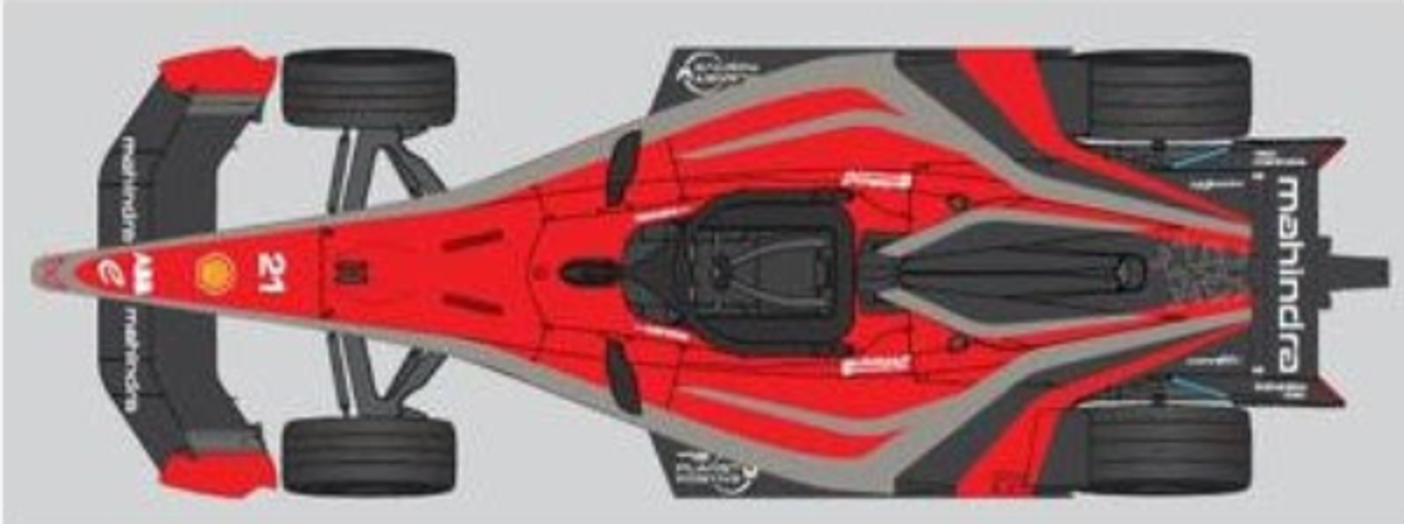 1/43 Spark 2025 Formula E Mahindra Racing #48 Edoardo Mortara Car Model
