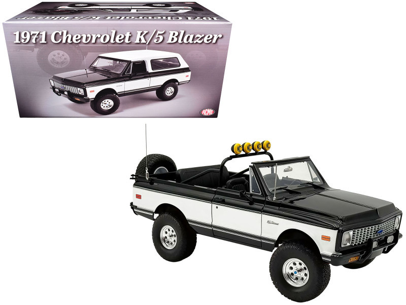 1/18 ACME 1971 Chevrolet Blazer K5 (Classic Tuxedo Black & White