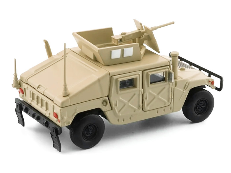 1/64 BMC Hummer Humvee 4-CT (Desert Tan Yellow) Diecast Car Model