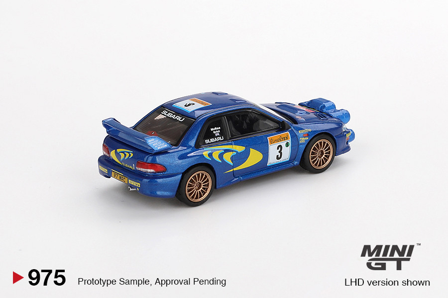 1/64 Mini GT Subaru Impreza WRC98 1998 Rally Monte-Carlo 3rd Place