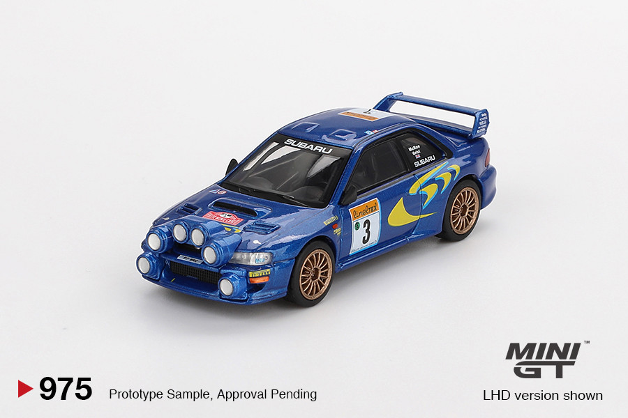 1/64 Mini GT Subaru Impreza WRC98 1998 Rally Monte-Carlo 3rd Place