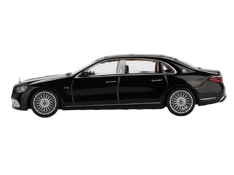 1/64 Mini GT Mercedes-Maybach S680 S 680 (Black) Diecast Car Model