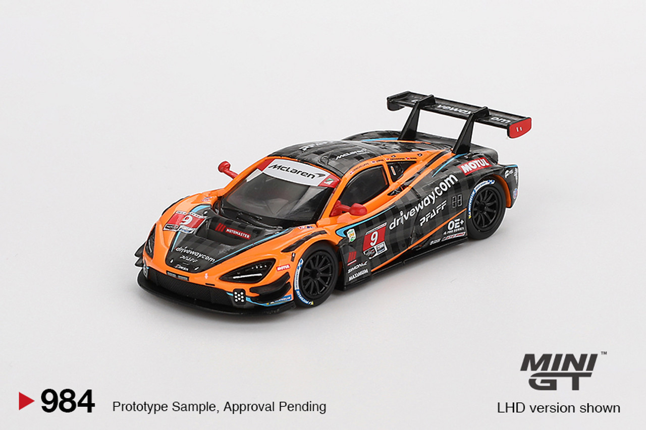1/64 Mini GT 2024 McLaren 720S GT3 Evo Pfaff Motorsports 2024 IMSA Daytona 24 Hrs Diecast Car Model