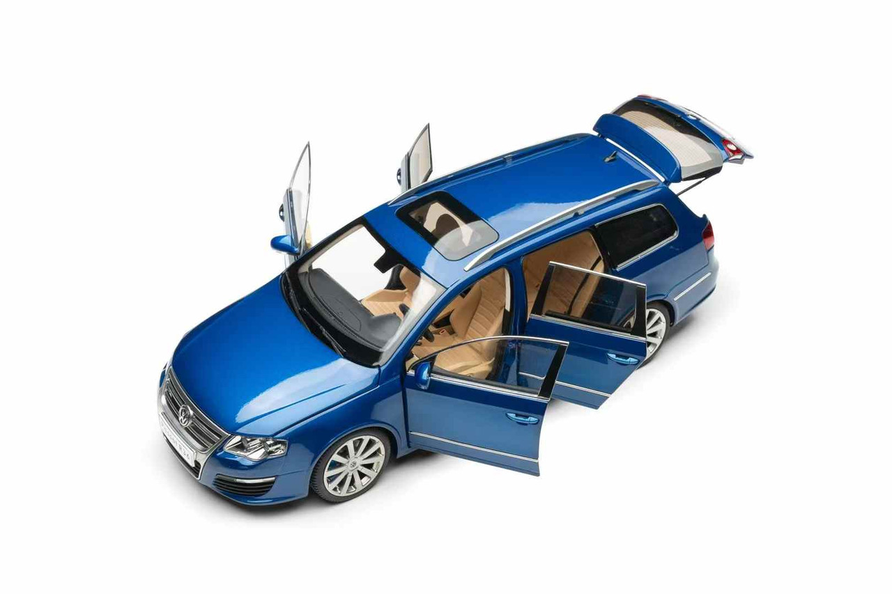 1/18 NZG Volkswagen Passat Estate R36 Wagon (Blue) Diecast Car