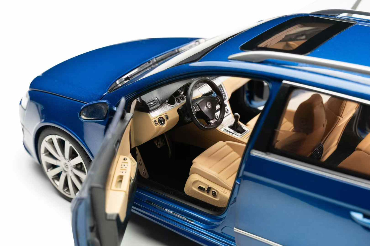 1/18 NZG Volkswagen Passat Estate R36 Wagon (Blue) Diecast Car