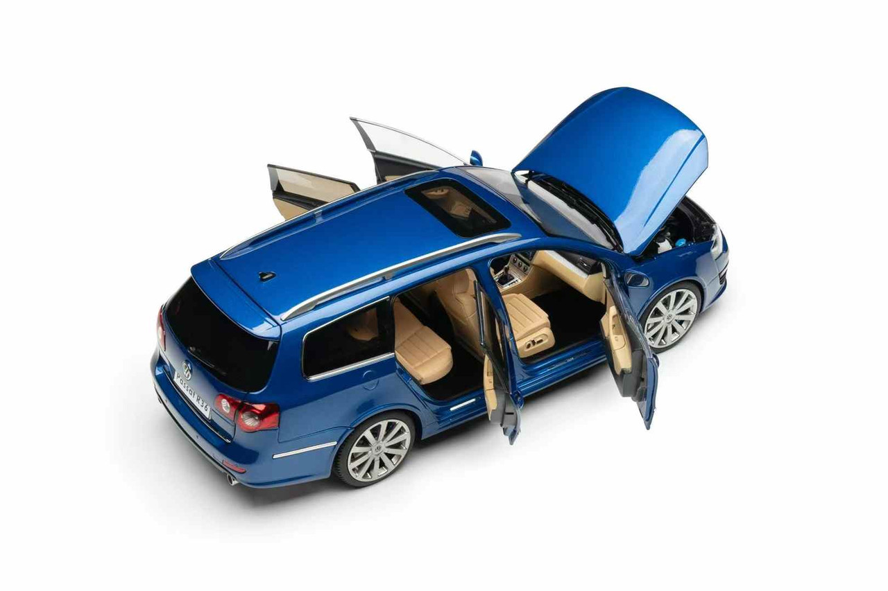 1/18 NZG Volkswagen Passat Estate R36 Wagon (Blue) Diecast
