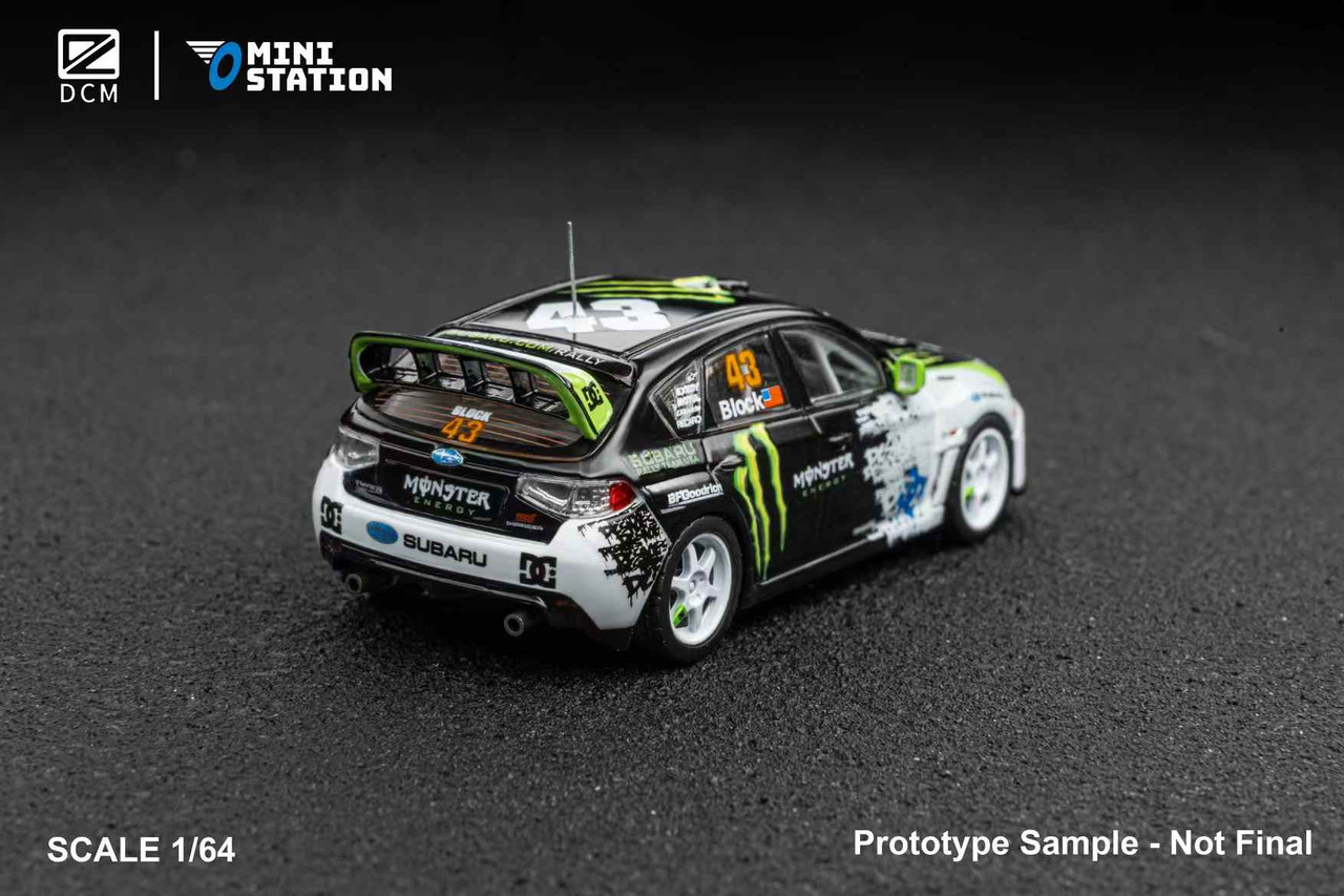 1/64 DCM & Mini Station 2008 Subaru Impreza WRX STi Rally Black43